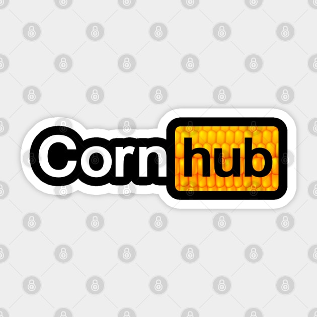 Cornhub - Parody Sticker by nicklower